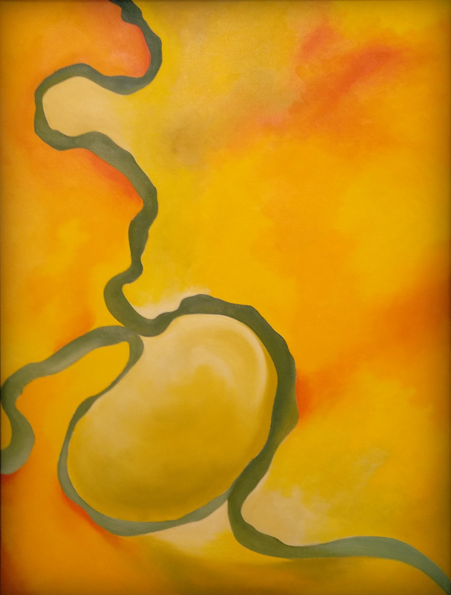 Georgia O'Keeffe - Green, Yellow and Orange - 1960